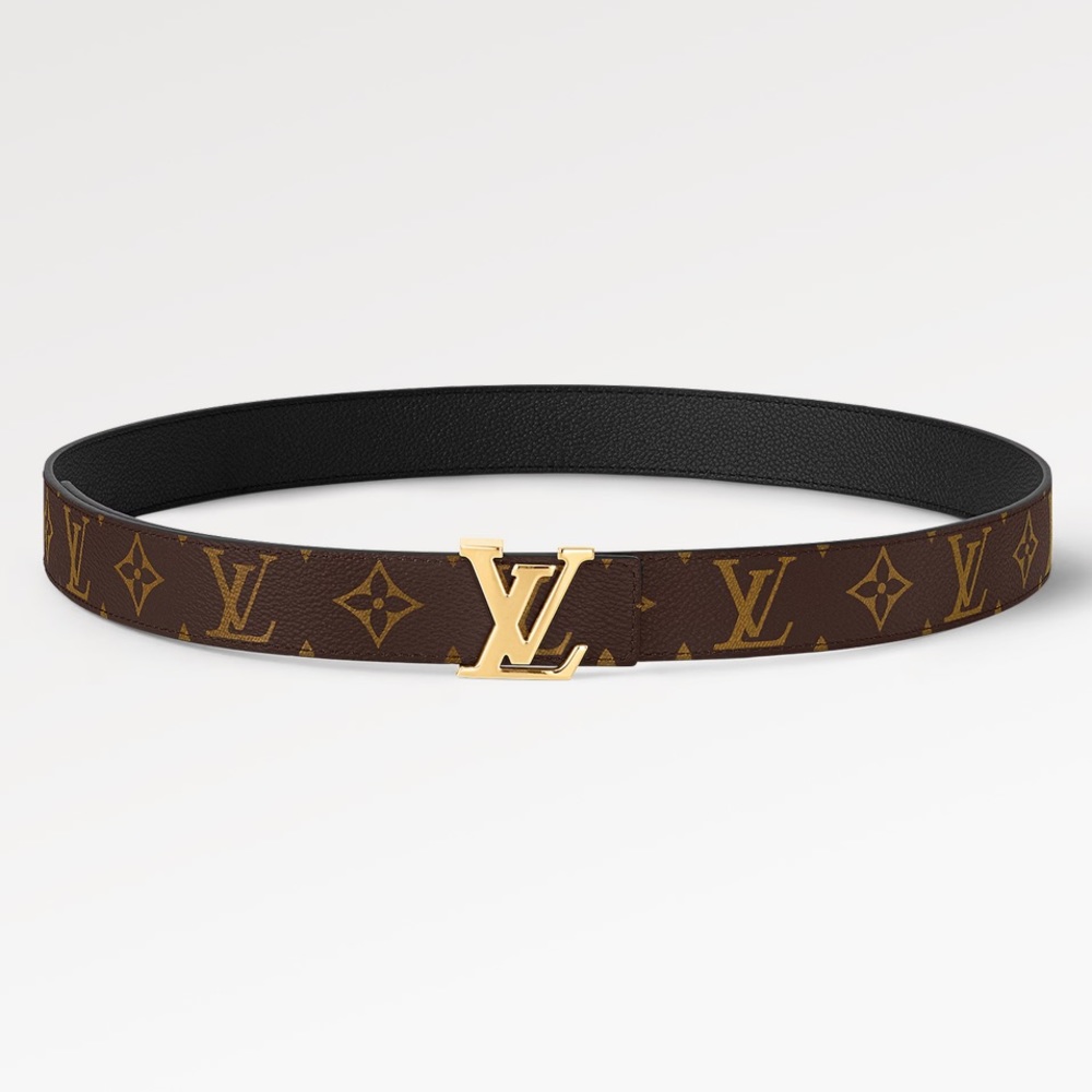 Authentic Louis Vuitton initials 30mm Reversible Belt